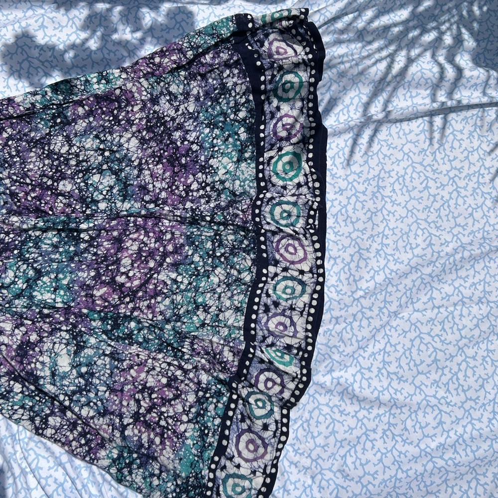 Pie Dye Vintage Batik tie dye mini dress, size small - Picture 2 of 6